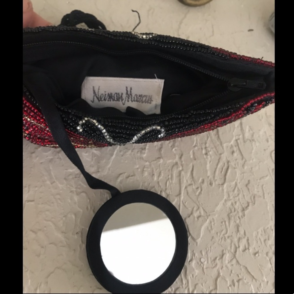 Neiman Marcus Beaded Butterfly Purse - Picture 2 of 7